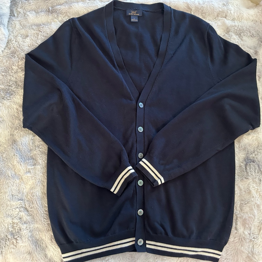 Brooks Brothers Navy Cardigan